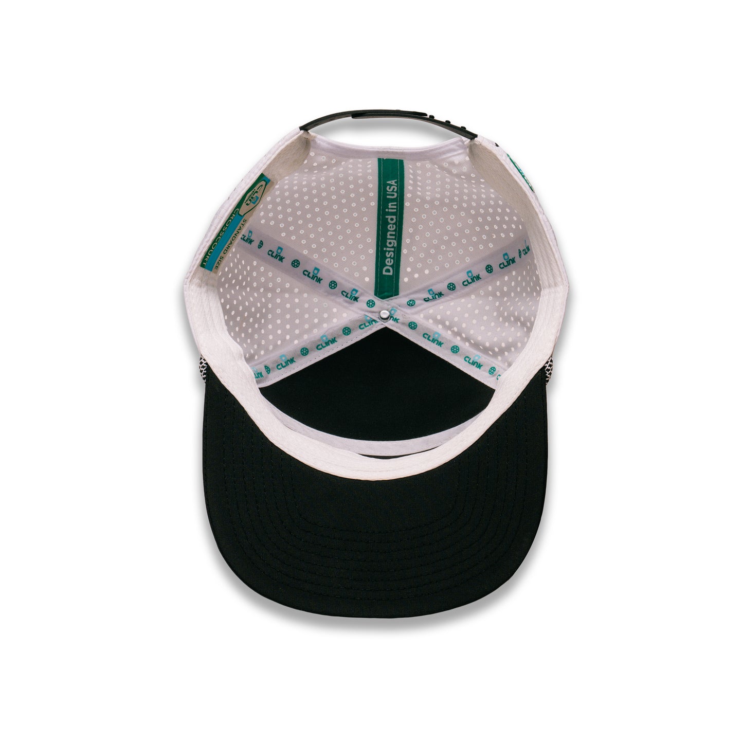 Crosscourt WHT BLK Clink Brand